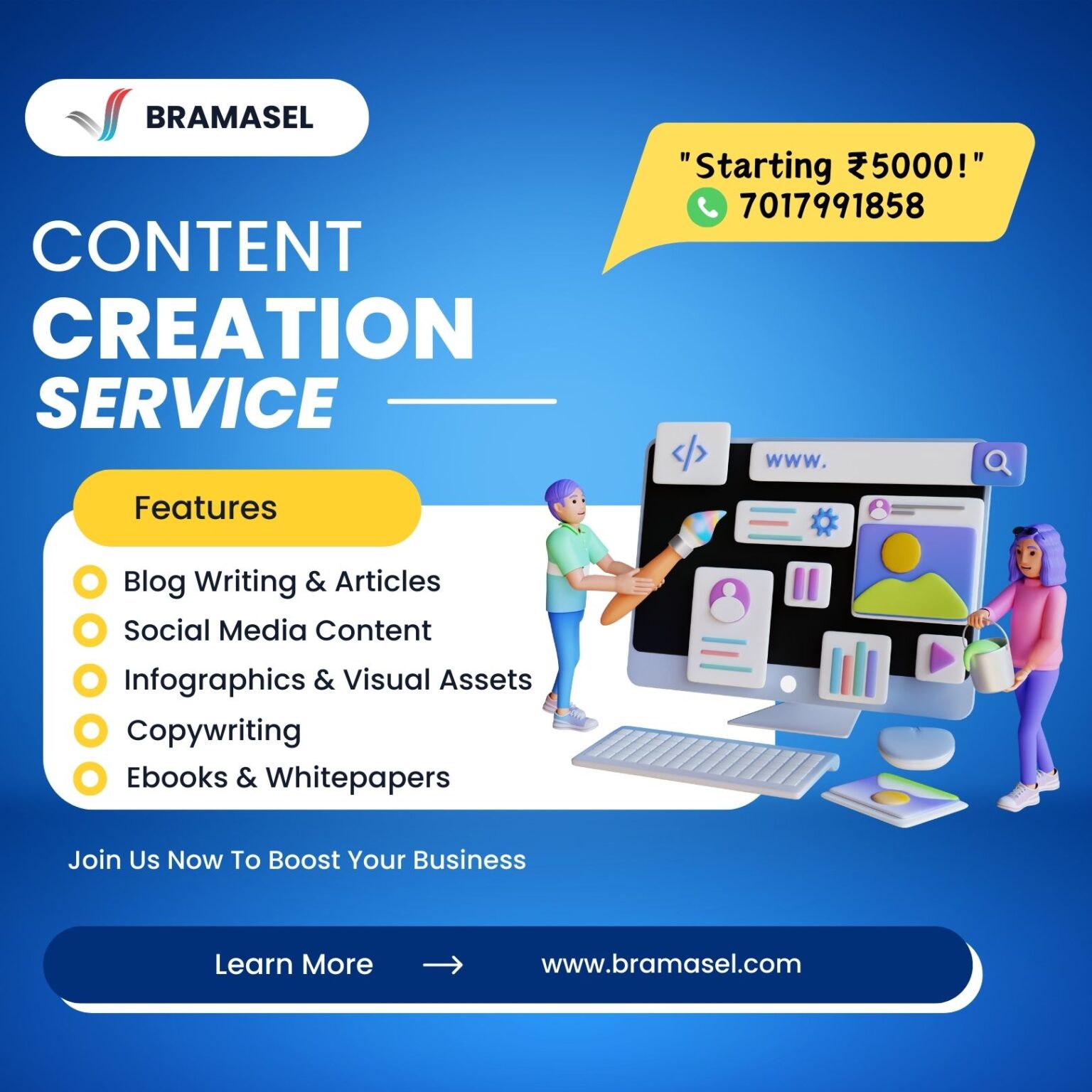 CONTENT CREATION SERVICES